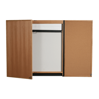 Solid wood conference board with square corners