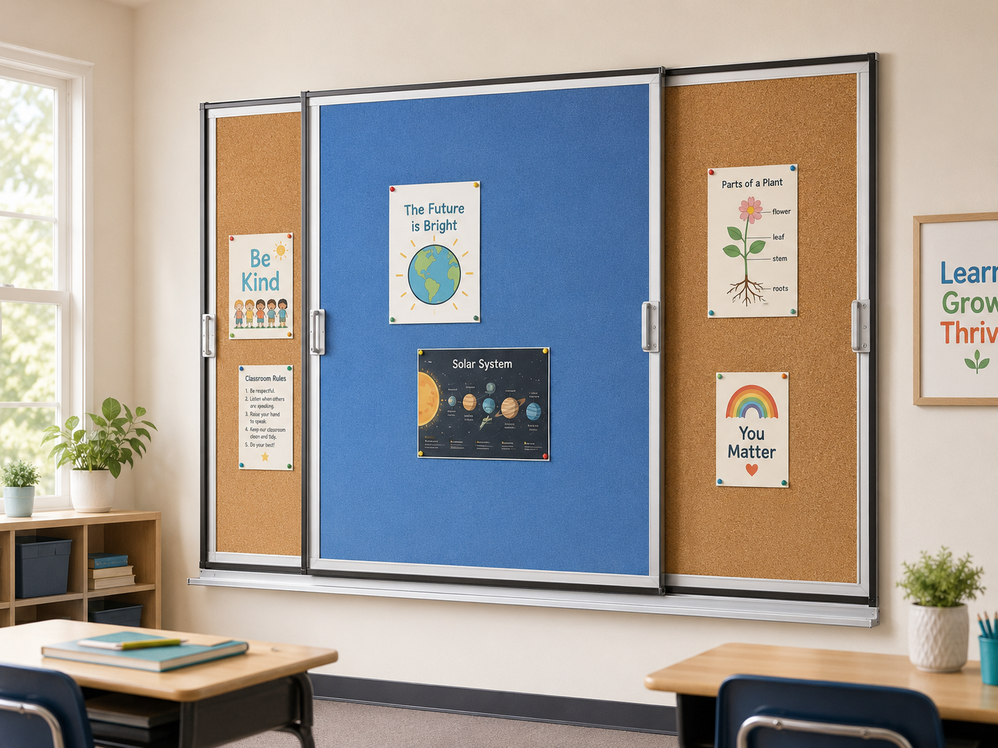 Series 8500 - Natural Cork Boards