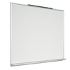 White dry erase board with tray and display moulding