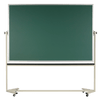 Double-side rotating board with green writing surface