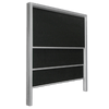 Triple vertical sliding board with several writing surfaces