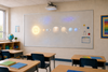 Tableau blanc magnétique de projection 110" avec surface effaçable à sec