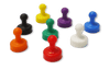 Pawn-shaped magnet for magnetic board