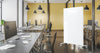 Classic white glass mobile board - White Frame